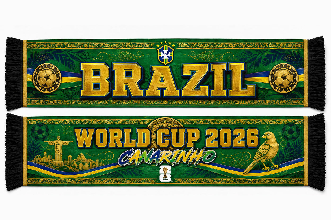 Brazil World Cup 2026 Scarf PVT020
