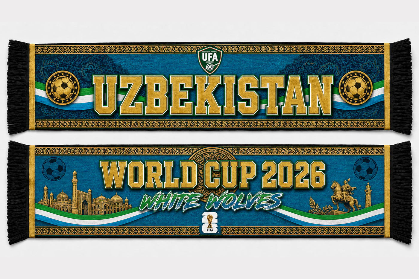 Uzbekistan World Cup 2026 Scarf PVT020