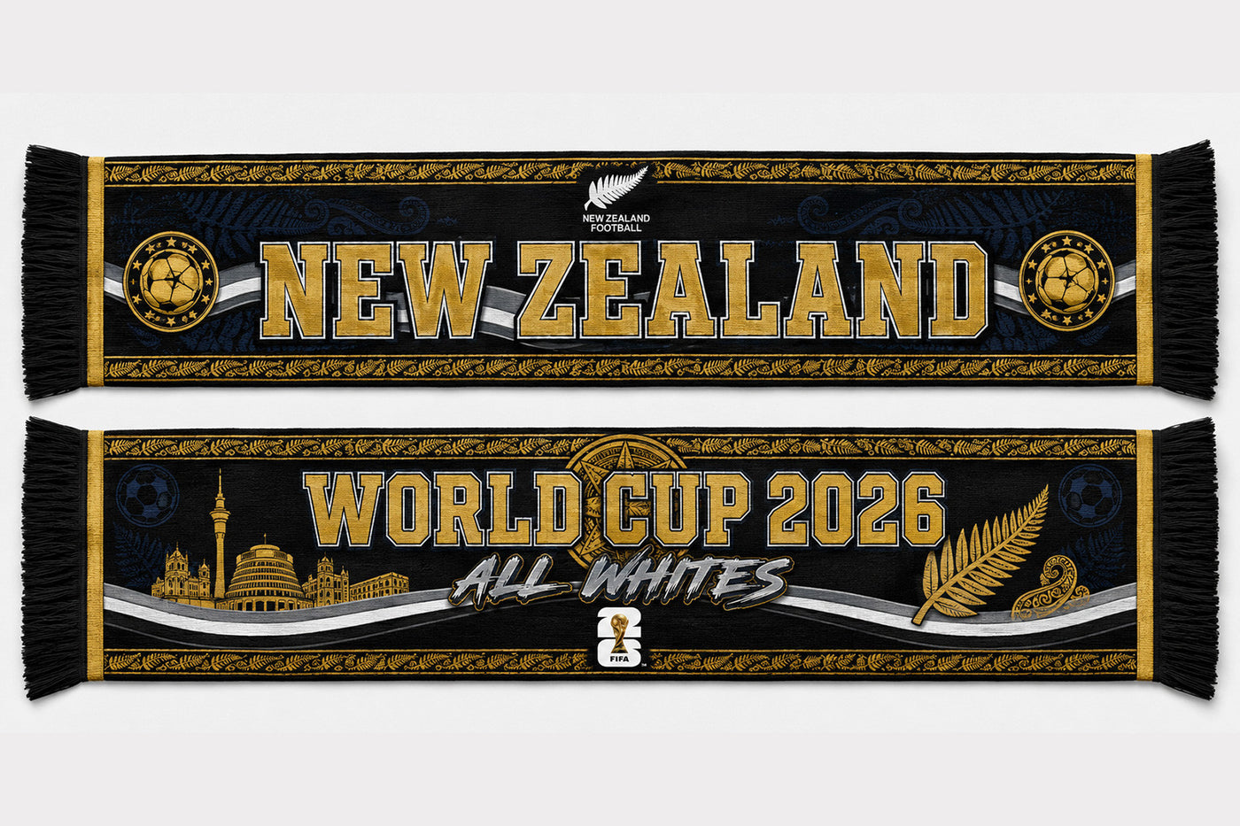New Zealand World Cup 2026 Scarf PVT020