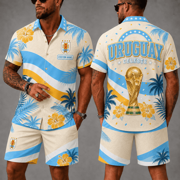 Uruguay WC 26 Hawaii Shorts Set