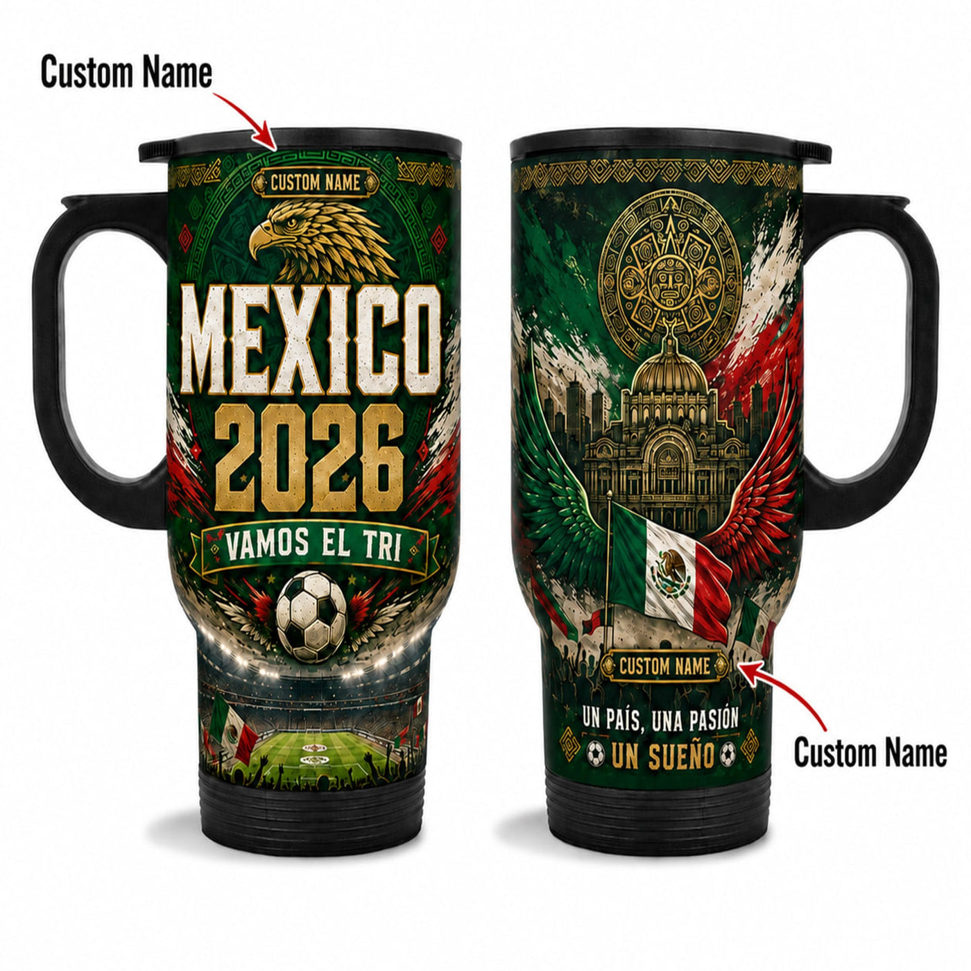 Mexico World Cup 2026 Travel Tumbler PVT021