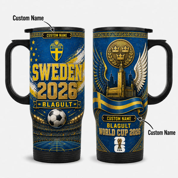 Sweden World Cup 2026 Travel Tumbler PVT021