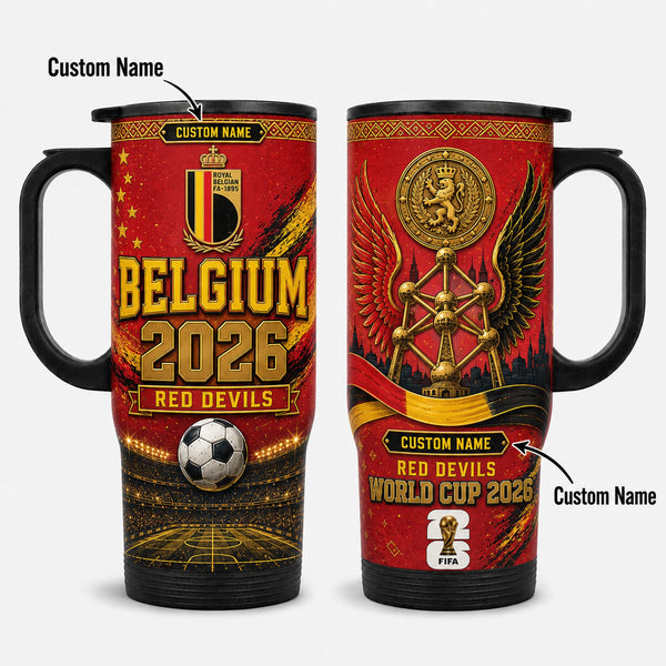 Belgium World Cup 2026 Travel Tumbler PVT021