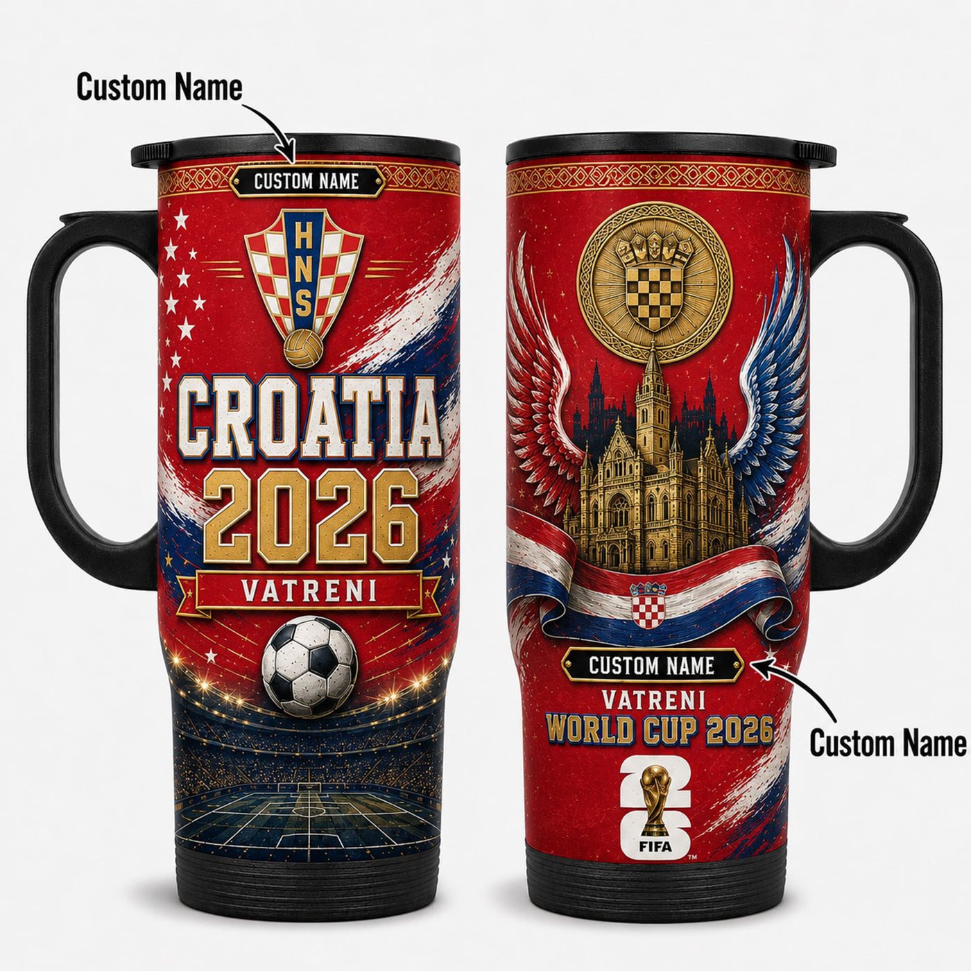 Croatia World Cup 2026 Travel Tumbler PVT021