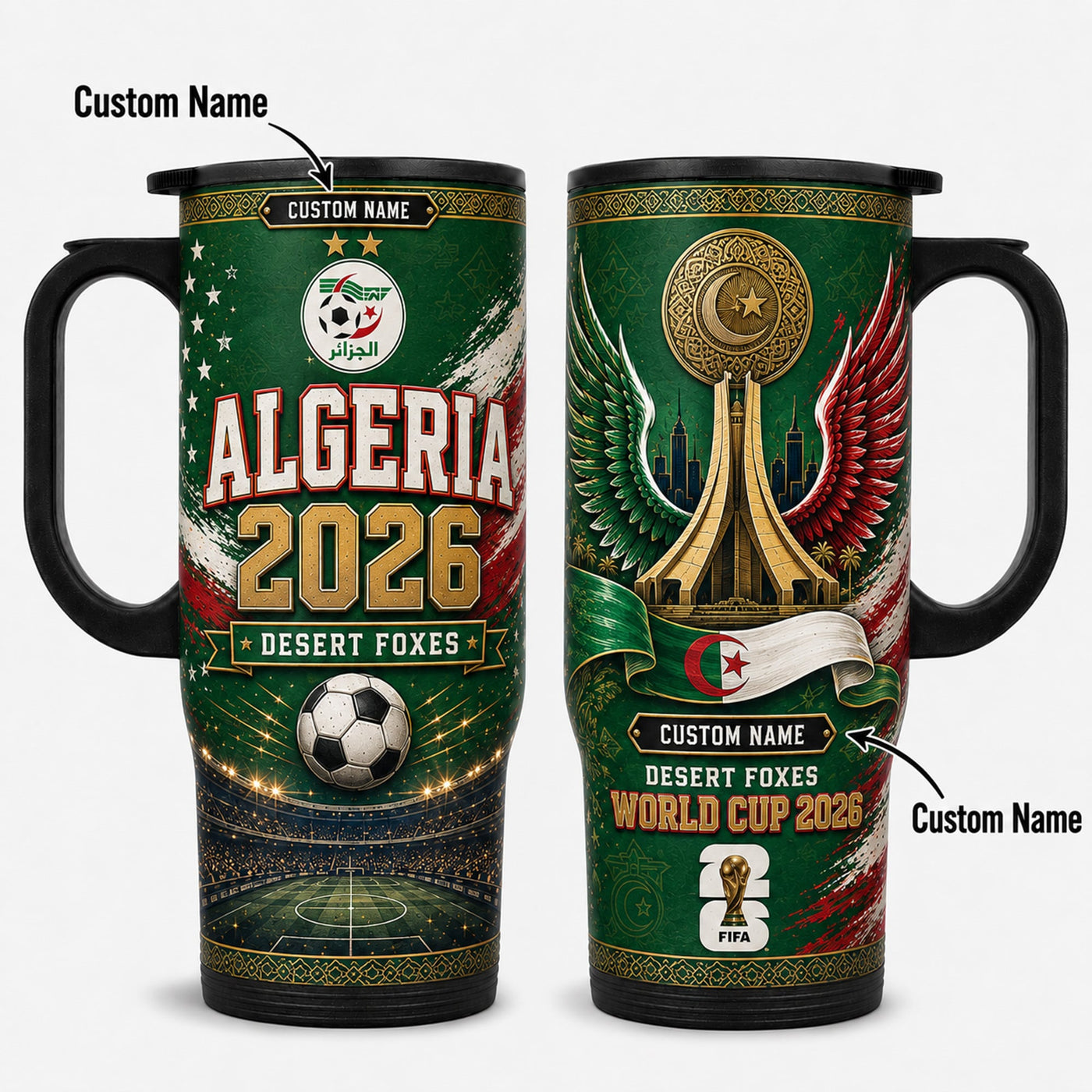 Algeria World Cup 2026 Travel Tumbler PVT021