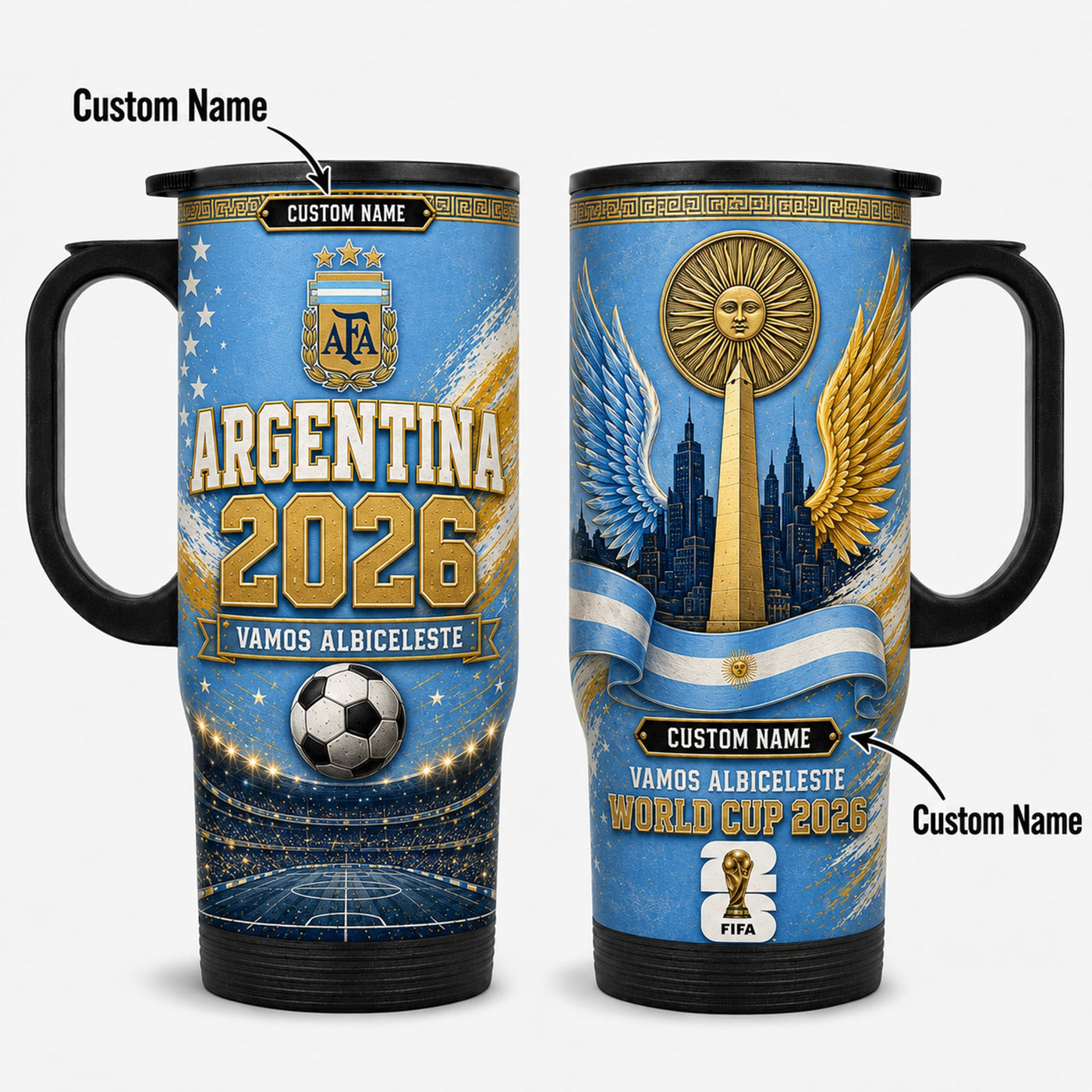 Argentina World Cup 2026 Travel Tumbler PVT021