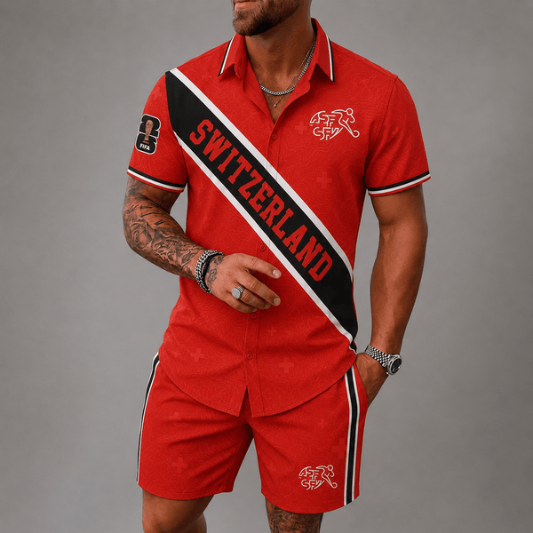 Switzerland World Cup 2026 Hawaii Short Set PVT023