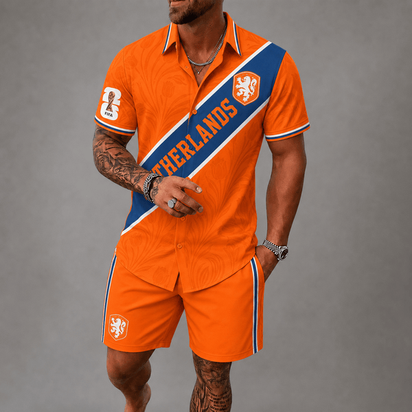 Netherlands World Cup 2026 Hawaii Short Set PVT023
