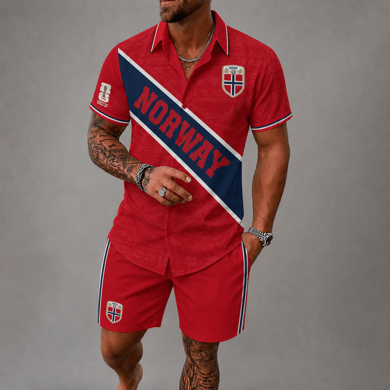 Norway World Cup 2026 Hawaii Short Set PVT023