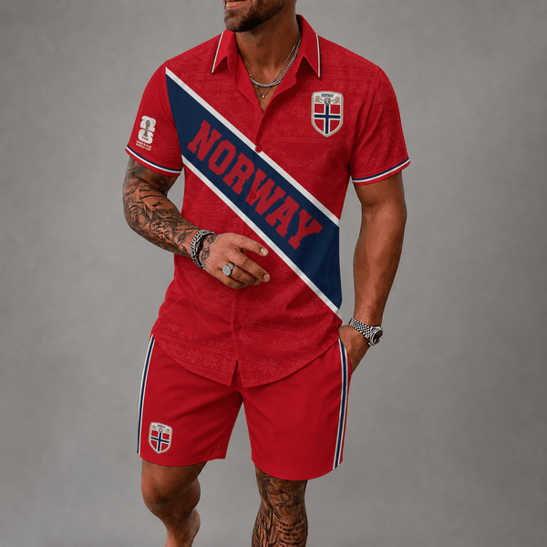 Norway World Cup 2026 Hawaii Short Set PVT023