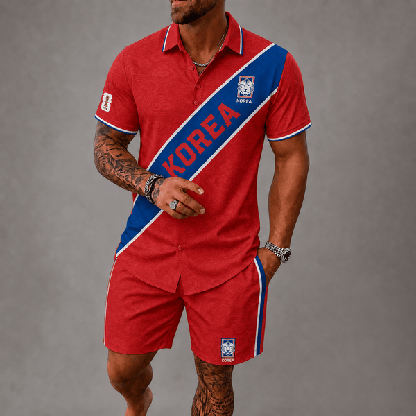 South Korea World Cup 2026 Hawaii Short Set PVT023