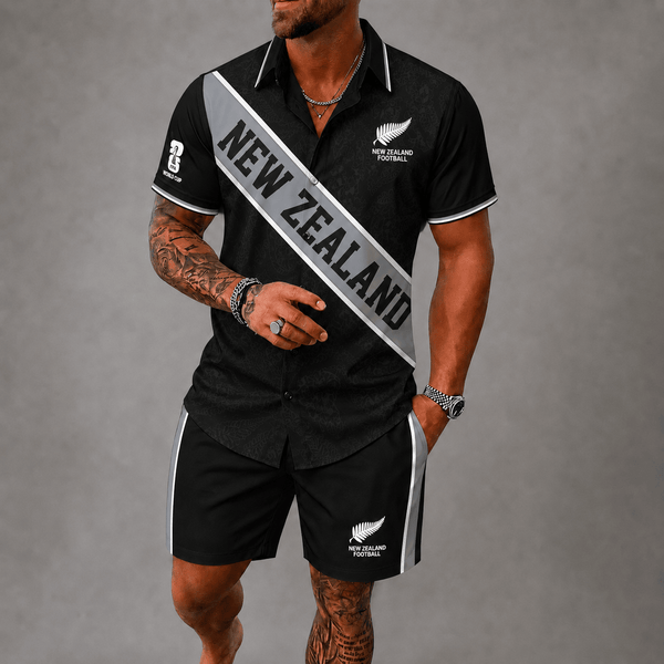 New Zealand World Cup 2026 Hawaii Short Set PVT023