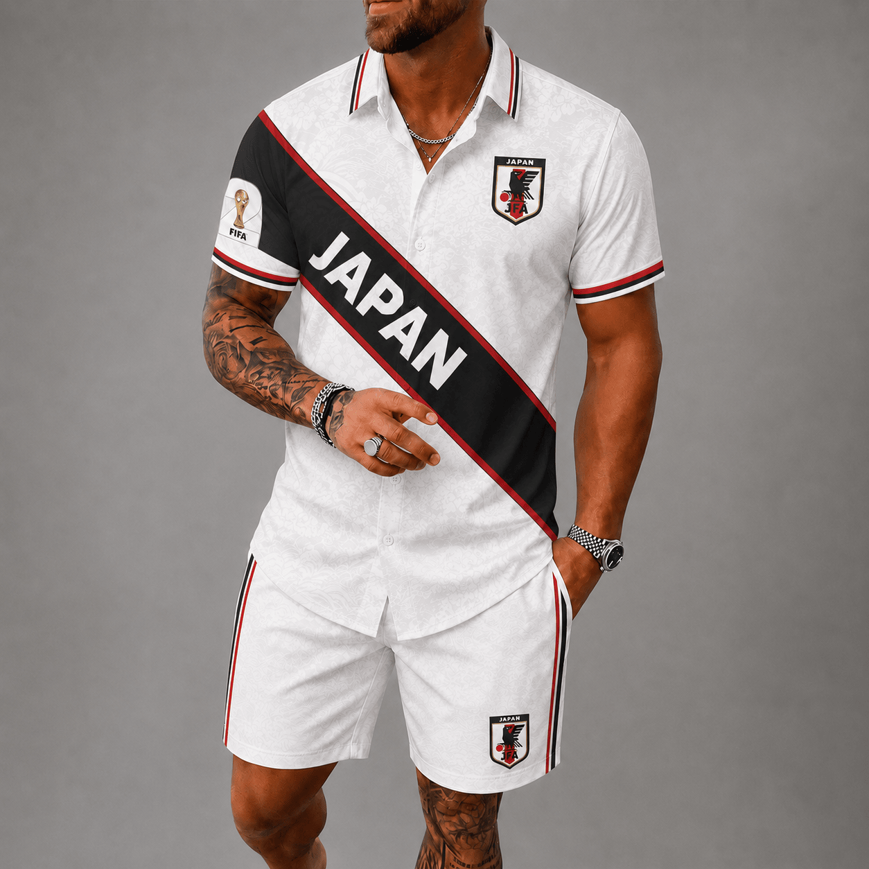 Japan World Cup 2026 Hawaii Short Set PVT023