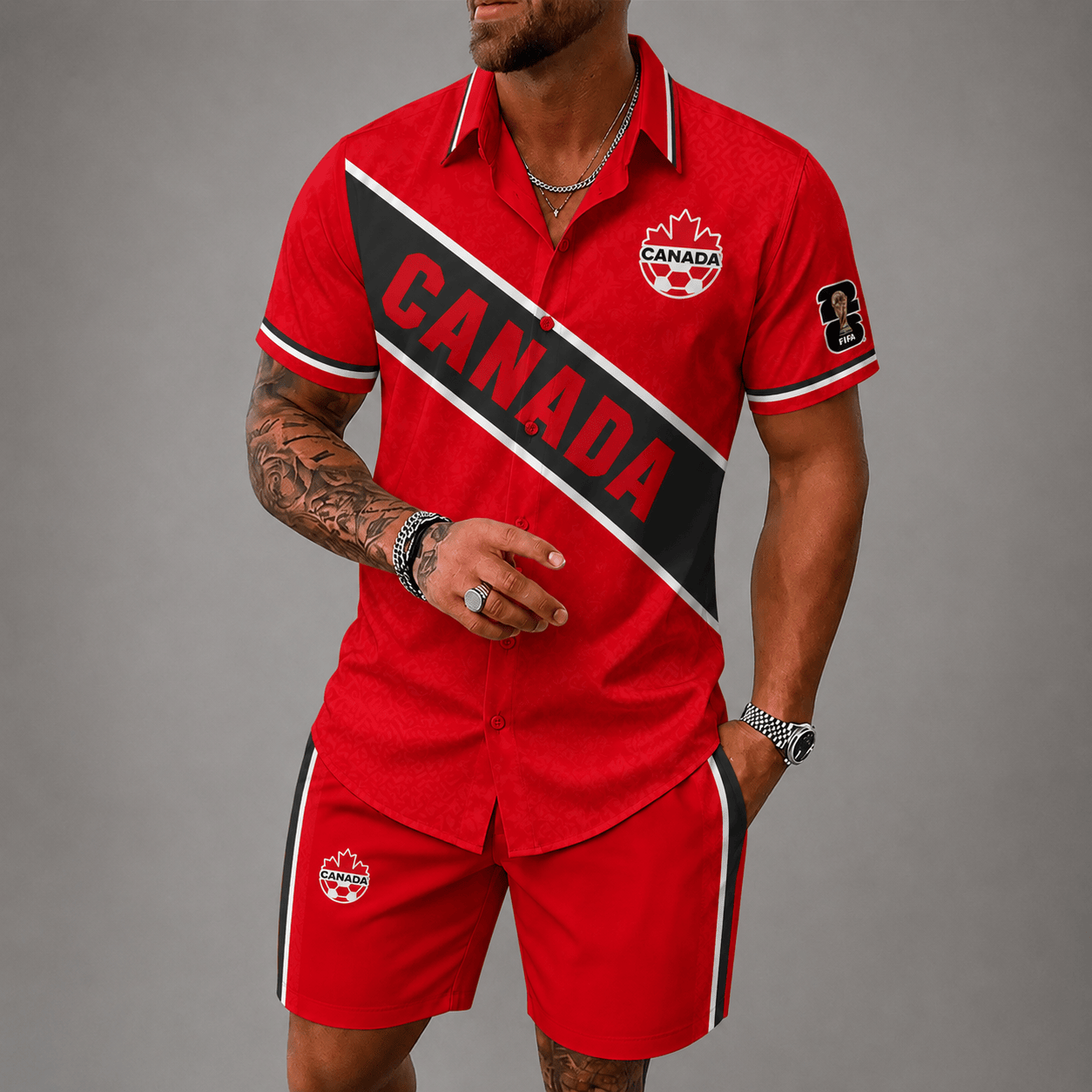 Canada World Cup 2026 Hawaii Short Set PVT023