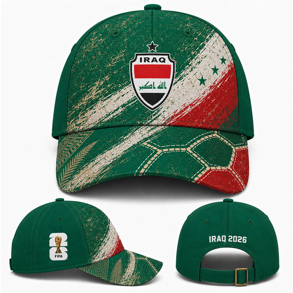 Iraq World Cup 2026 Cap PVT026