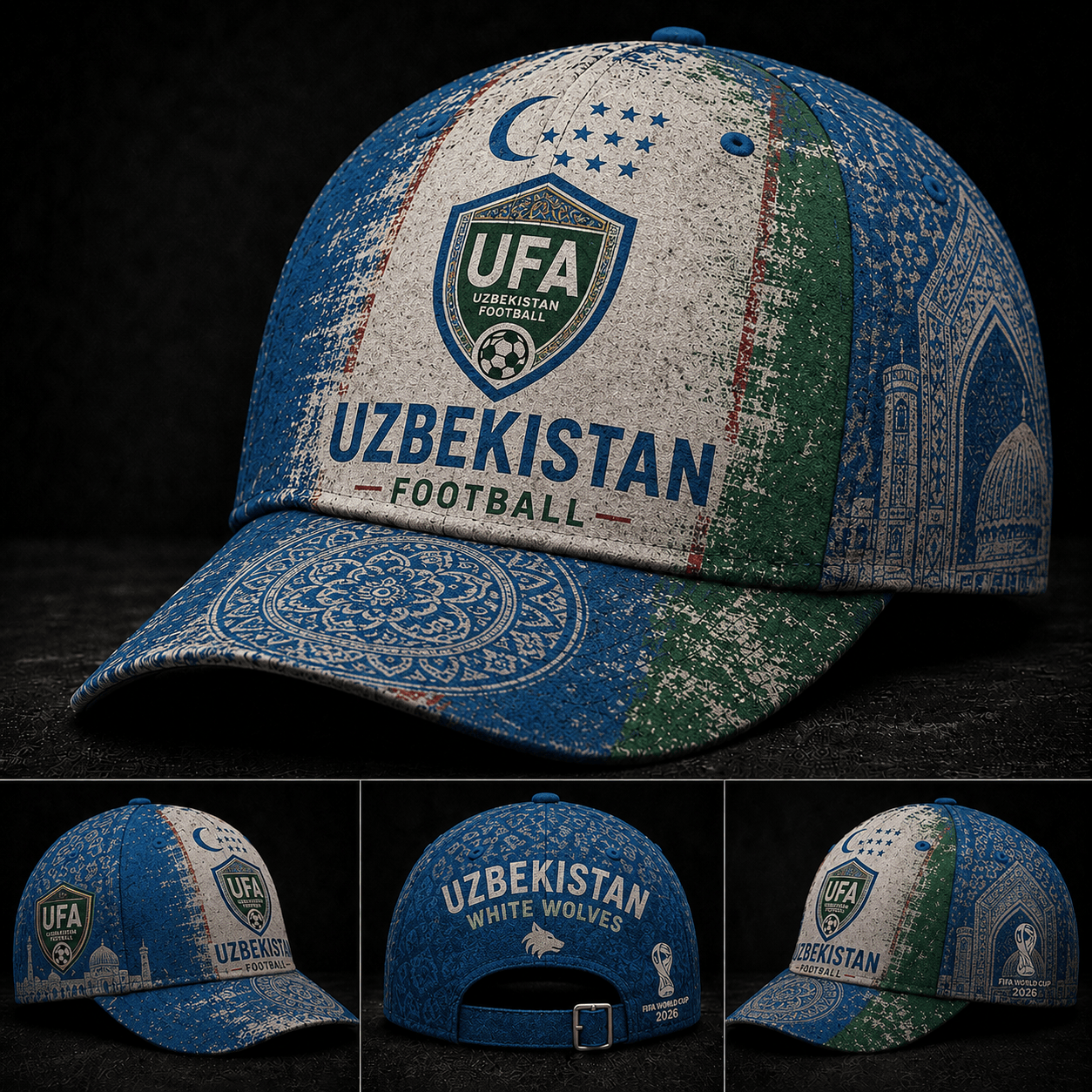 Uzbekistan WC26 Vintage National Classic Cap