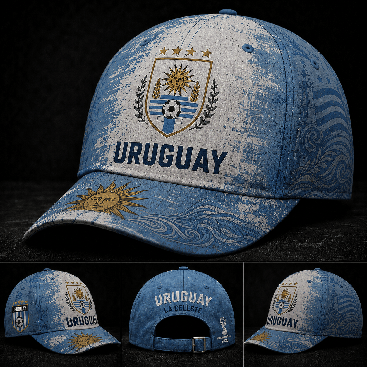 Uruguay WC26 Vintage National Classic Cap
