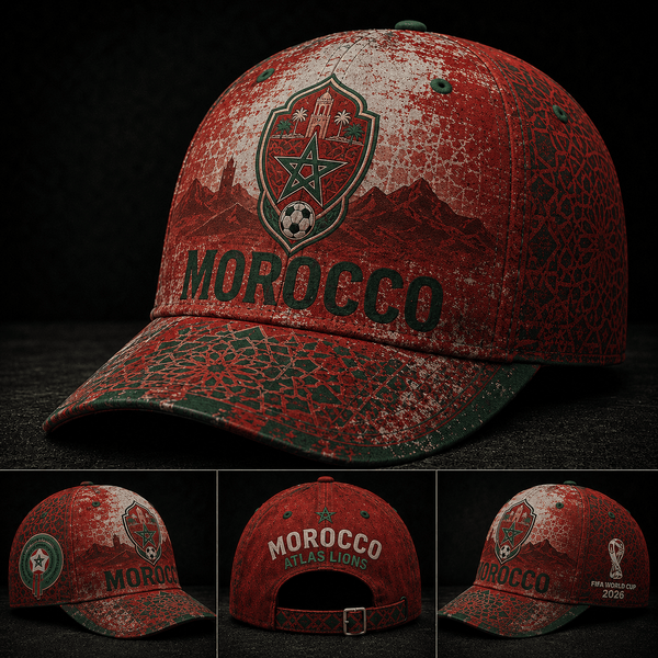 Morocco WC26 Vintage National Classic Cap