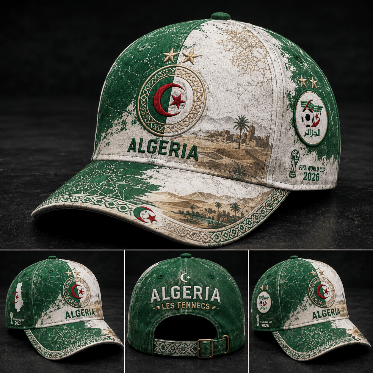 Algeria WC26 Vintage National Classic Cap