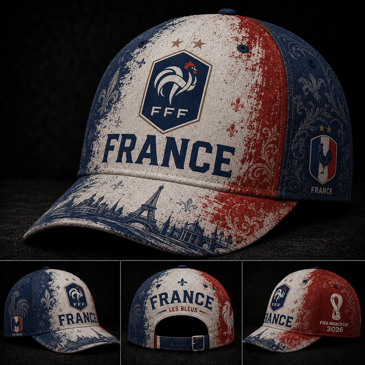 France WC26 Vintage National Classic Cap