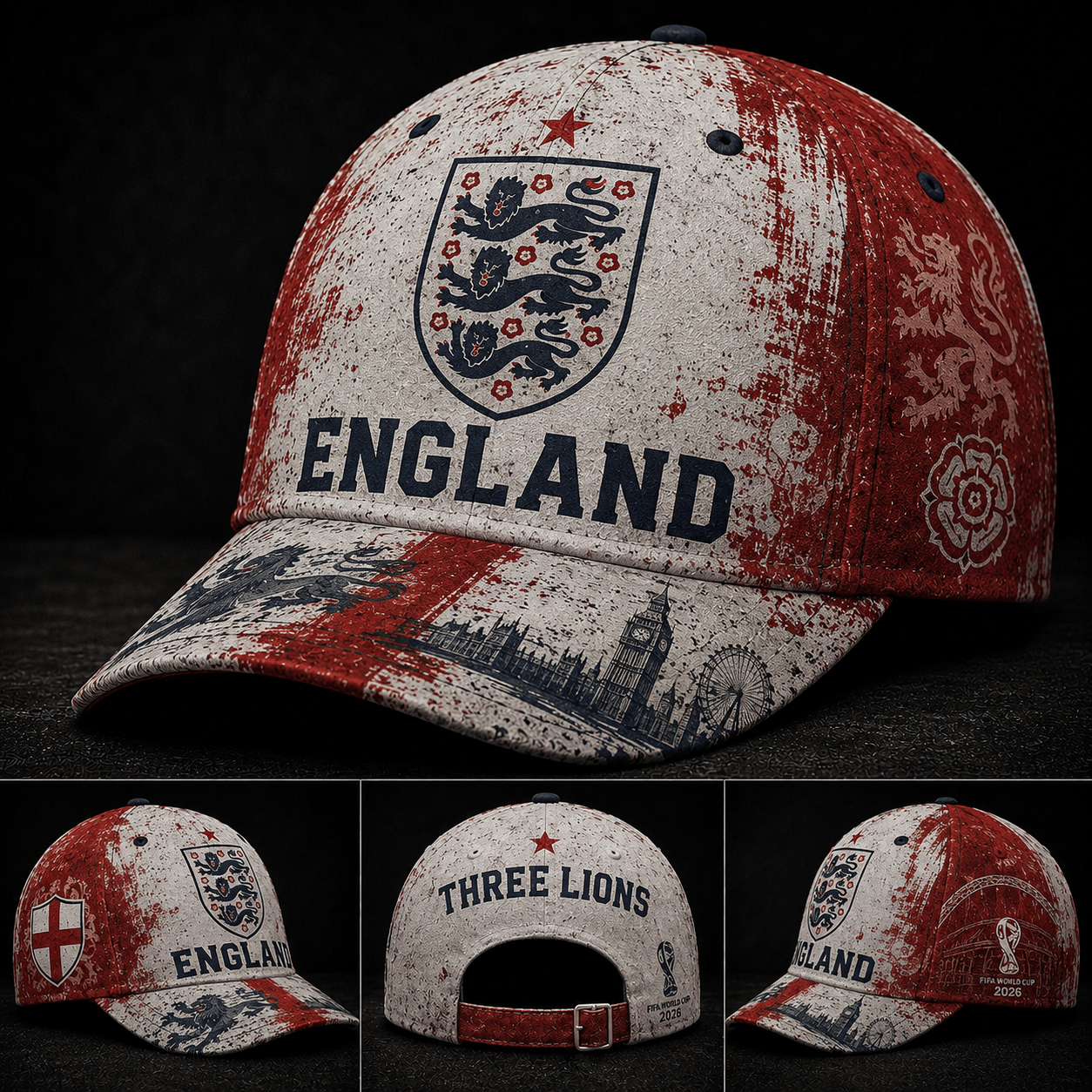 England WC26 Vintage National Classic Cap