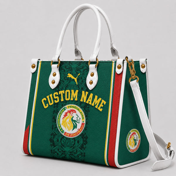 Senegal World Cup 2026 Custom Leather Bag PVT028