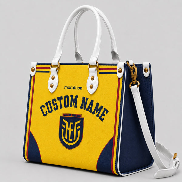 Ecuador World Cup 2026 Custom Leather Bag PVT028