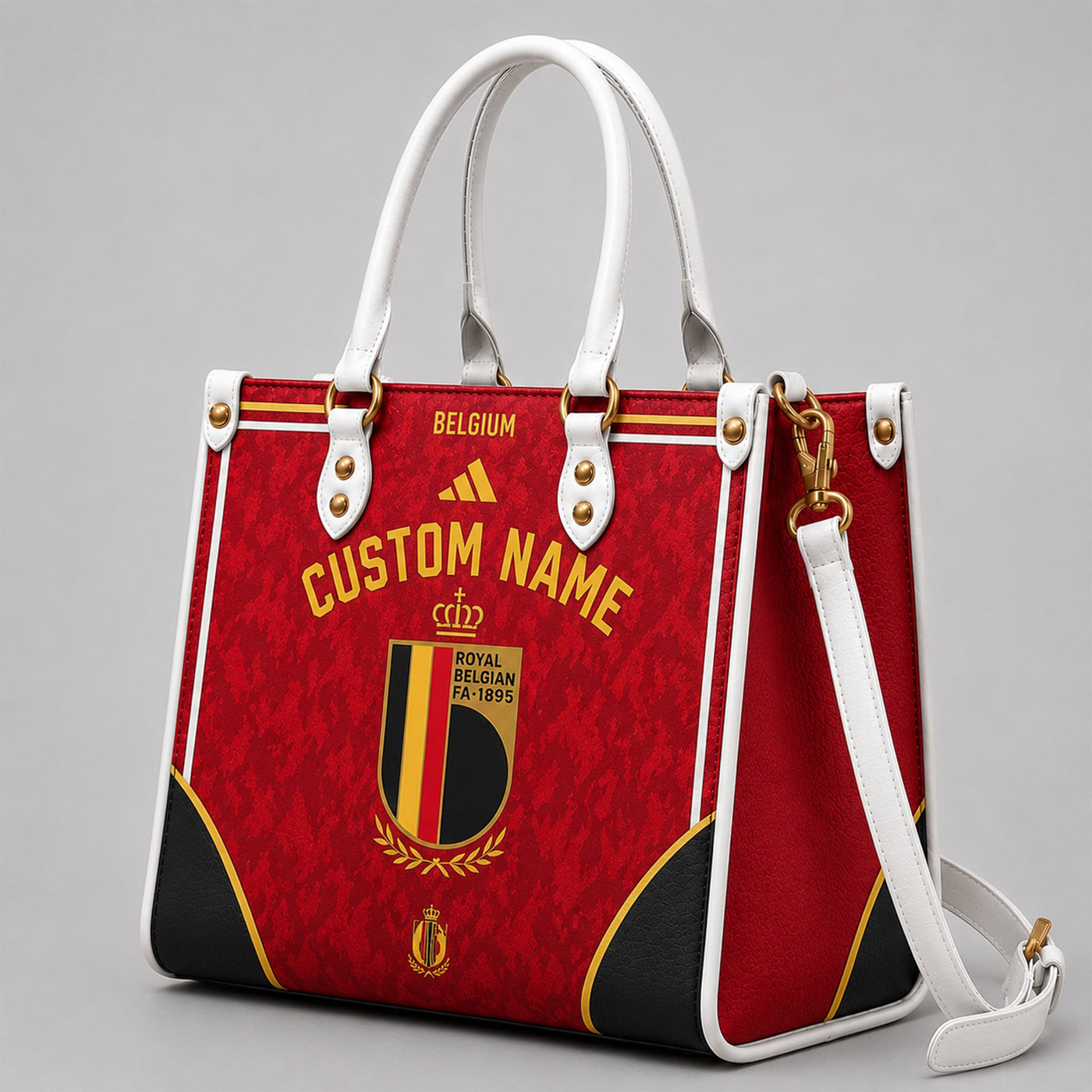 Belgium World Cup 2026 Custom Leather Bag PVT028