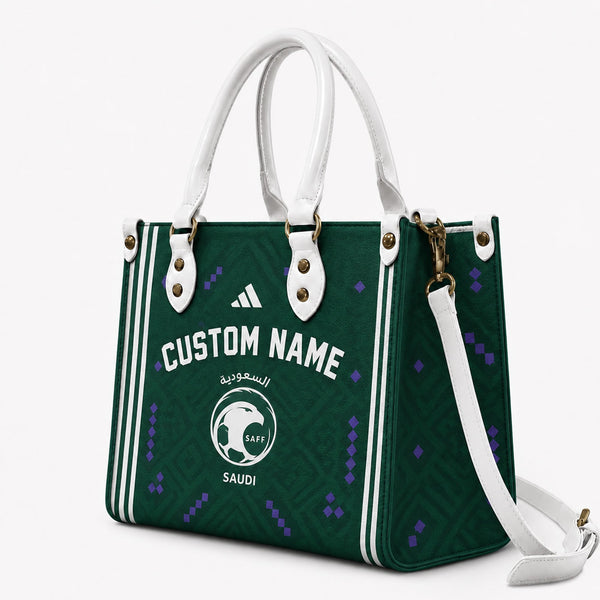 Saudi Arabia World Cup 2026 Custom Leather Bag PVT028