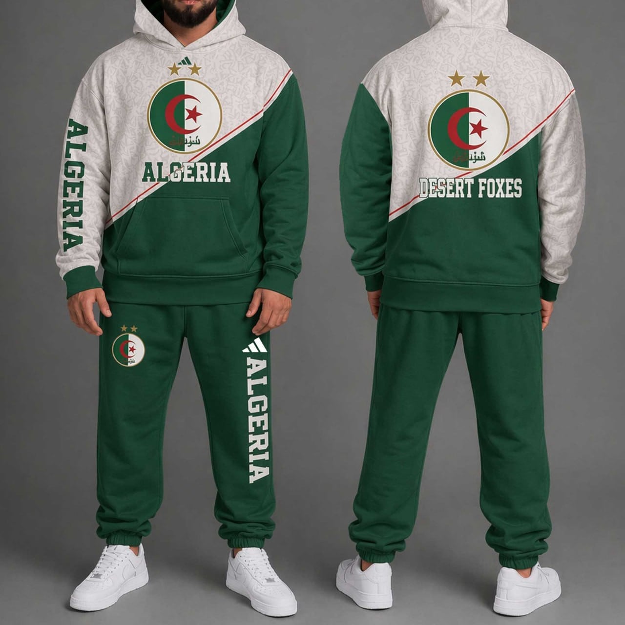 Algeria World Cup 2026 Hoodie Jogger Set PL001